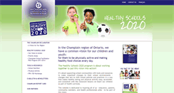 Desktop Screenshot of healthyschools2020.ca