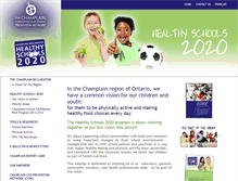 Tablet Screenshot of healthyschools2020.ca